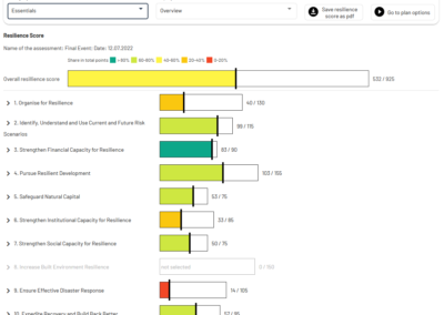 ARCH Resilience Assessment Dashboard (RAD)
