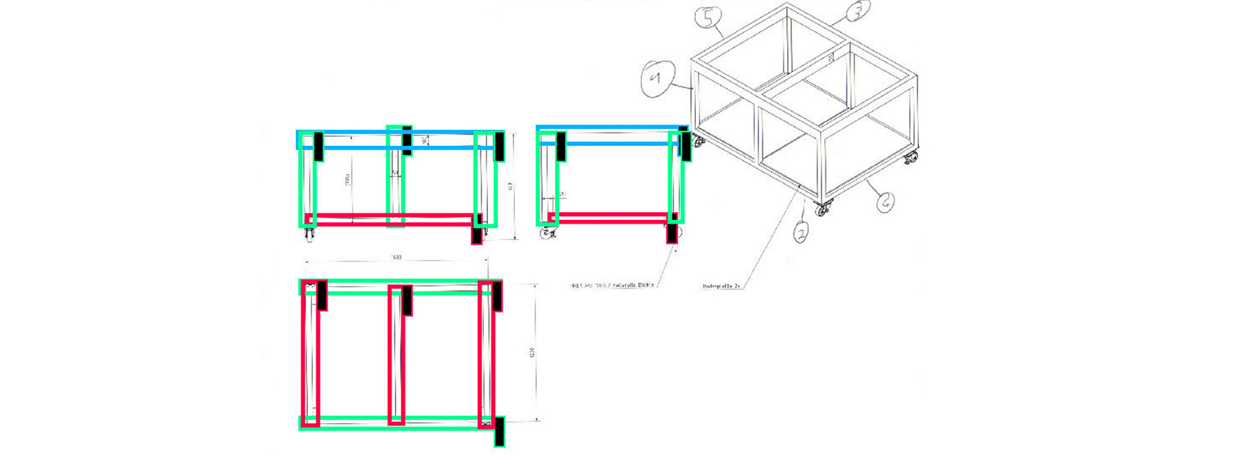 Im Projekt Sketch Digitalizer soll KI Zeichnungen analysieren und die korrekte Materialposition auswählen.