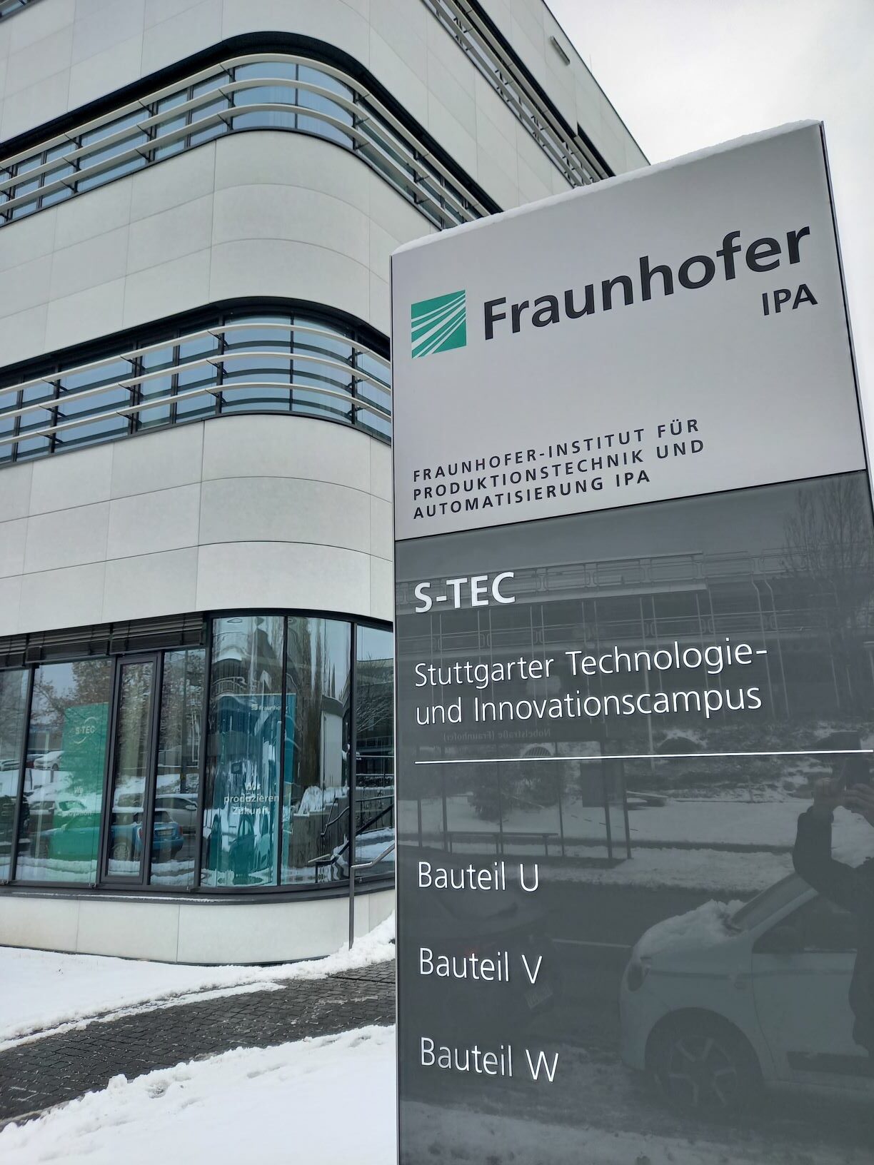 Das erste offizielle S-TEC Gebäude des Zentrums für Leichtbautechnologien (ZLB)